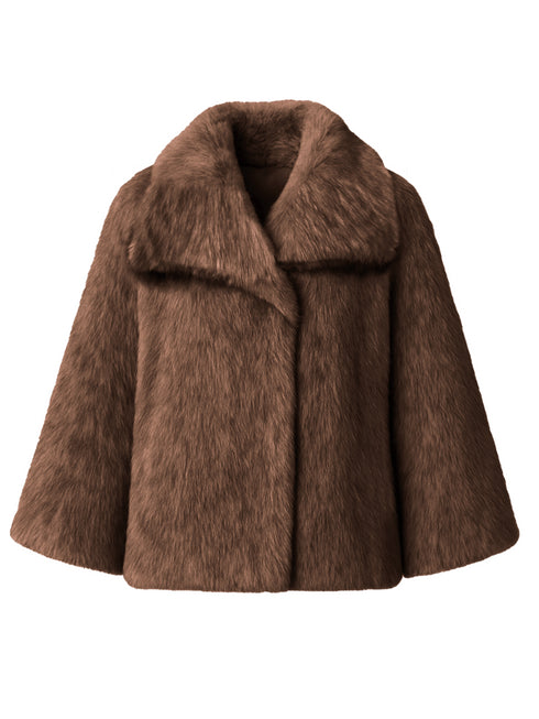 Fake Fur Brown Jack | NOTE: Levertijd 5-7 werkdagen